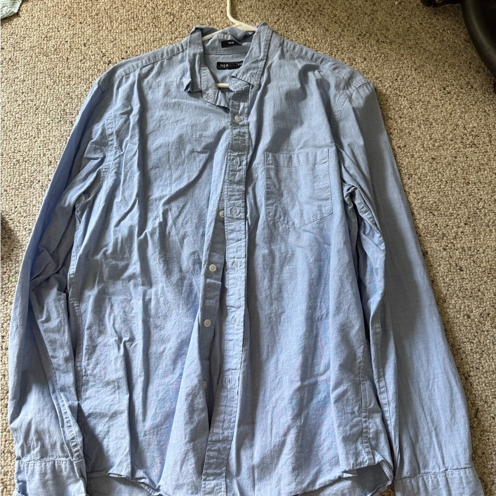 J. Crew Light Blue Casual Button-Down Shirt